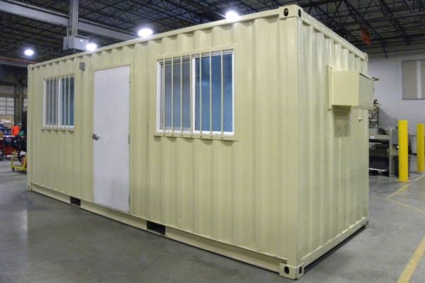 Enclosed Mobile Portable Office Container